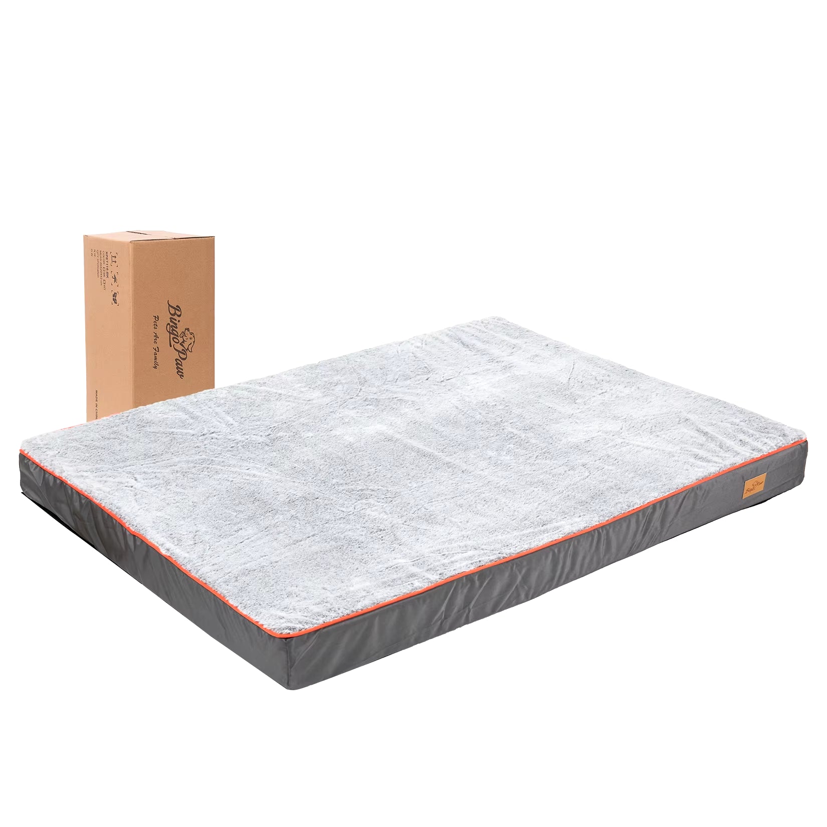 Large Orthopedic Dog Bed Kennel Memory Foam Waterproof Pet Bed with Removable Washable Cover Nonskid Bottom Joint Relief